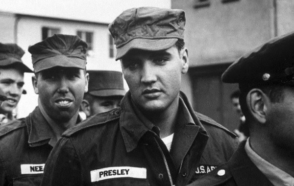 Elvis Presley during his service in the U.S. Army - 1958