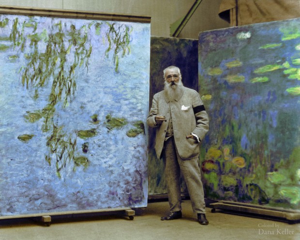 Claude Monet in 1923